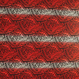 Cotton Poplin Fabric Traditional Polynesian Tattoo Gradient Design