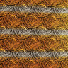 Cotton Poplin Fabric Traditional Polynesian Tattoo Gradient Design
