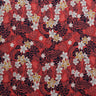 Peachskin Fabric Traditional Polynesian Tattoo Plumeria Tiare Design