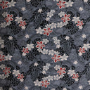 Peachskin Fabric Traditional Polynesian Tattoo Plumeria Tiare Design