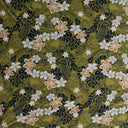 Peachskin Fabric Traditional Polynesian Tattoo Plumeria Tiare Design