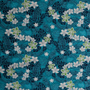 Peachskin Fabric Traditional Polynesian Tattoo Plumeria Tiare Design