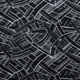 Traditional Polynesian Tattoo Polyester Fabric - Polynesian Tattoo Print, 60" Width (1 Yard)