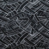 Traditional Polynesian Tattoo Polyester Fabric - All-Over Polynesian Tattoo Print, 60" Width (1 Yard)