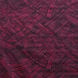 Polyester Fabric Traditional Polynesian Tattoo Print