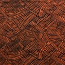 Polyester Fabric Traditional Polynesian Tattoo Print