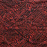 Traditional Polynesian Tattoo Polyester Fabric - Polynesian Tattoo Print, 60" Width (1 Yard)