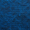 Polyester Fabric Traditional Polynesian Tattoo Print