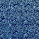 Cotton Barkcloth Fabric Traditional Polynesian Tattoo Swirl