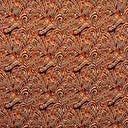 Cotton Barkcloth Fabric Traditional Polynesian Tattoo Swirl