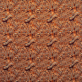 Traditional Polynesian Tattoo Swirl Design Cotton Light Barkcloth Fabric - Jet Black Tribal Swirl, 36" X 45" (1 Yard)