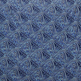 Traditional Polynesian Tattoo Triangle Formation Design Poly-Cotton Fabric - Red, Blue, Grey, Gold, 45" Width (1 Yard)