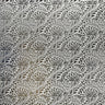 Traditional Polynesian Tattoo Water Lily Design Polyester Foil Fabric - Yellow/ Green, Black/Black, White/Silver, Black & Gold, 36" X 60" (1 Yard)