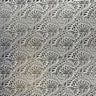Traditional Polynesian Tattoo Water Lily Design Polyester Foil Fabric - Yellow/ Green, Black/Black, White/Silver, Black & Gold, 36" X 60" (1 Yard)
