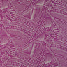 Polyester Flocked Tribal Tattoo Print Fabric