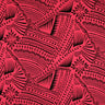 Polyester Flocked Tribal Tattoo Print Fabric