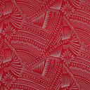 Polyester Flocked Tribal Tattoo Print Fabric