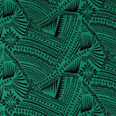 Polyester Flocked Tribal Tattoo Print Fabric