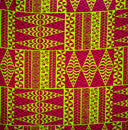 Cotton Fabric Traditional Tongan Geometric Design