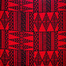 Traditional Tongan Geometric Design Cotton Fabric - Geometric Pattern, 30" X 45" (1 Yard)