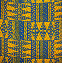 Cotton Fabric Traditional Tongan Geometric Design