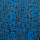 Peachskin Fabric Traditional Tongan Geometric Design