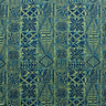 Traditional Tongan Geometric Design Peachskin Fabric - Gray, Black, Green, Khaki, Blue, Purple, 45" Width (1 Yard)
