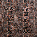 Peachskin Fabric Traditional Tongan Geometric Design