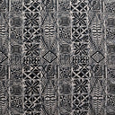 Peachskin Fabric Traditional Tongan Geometric Design