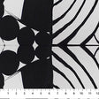 Cotton Abstract Print Fabric Black White 44/45" Transcendence