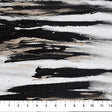 Cotton Paint Stripe Fabric Black White 44/45"