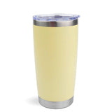 20 oz Travel Tumbler  - Light Yellow