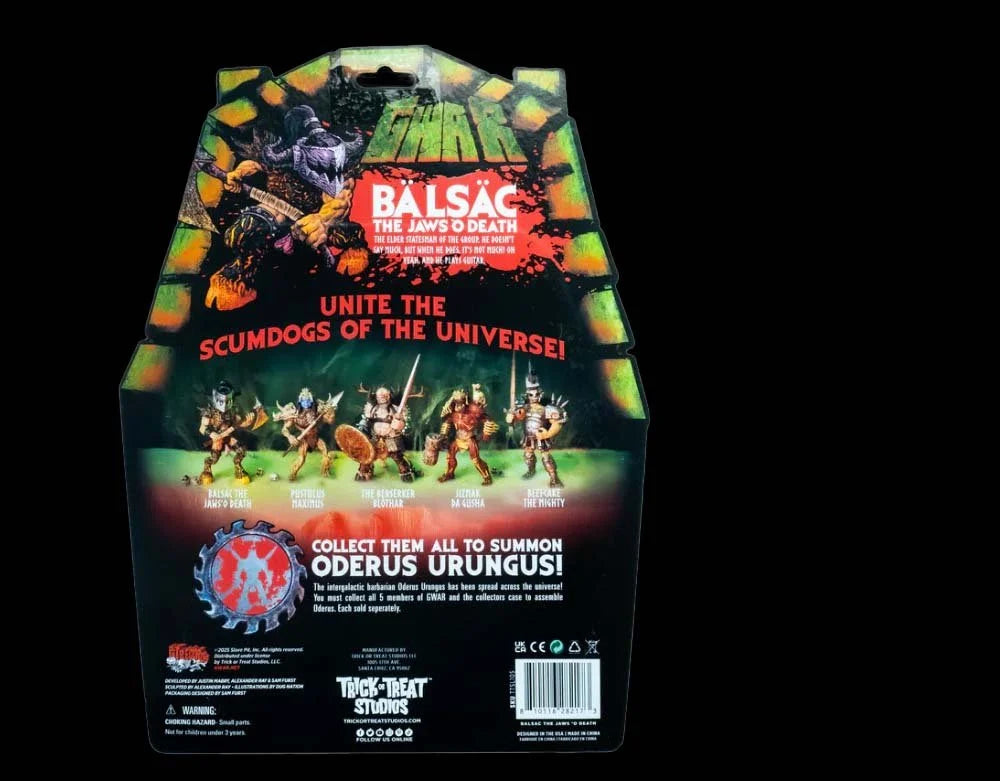 GWAR - Balsac The Jaws O' Death - 5" Action Figure