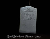 Holiday Horrors - Halloween 1978 - Judith Myers Tombstone