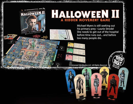 Halloween II horror board game by Emerson Matsuuchi
