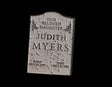 Halloween - Judith Myers Tombstone - Enamel Pin