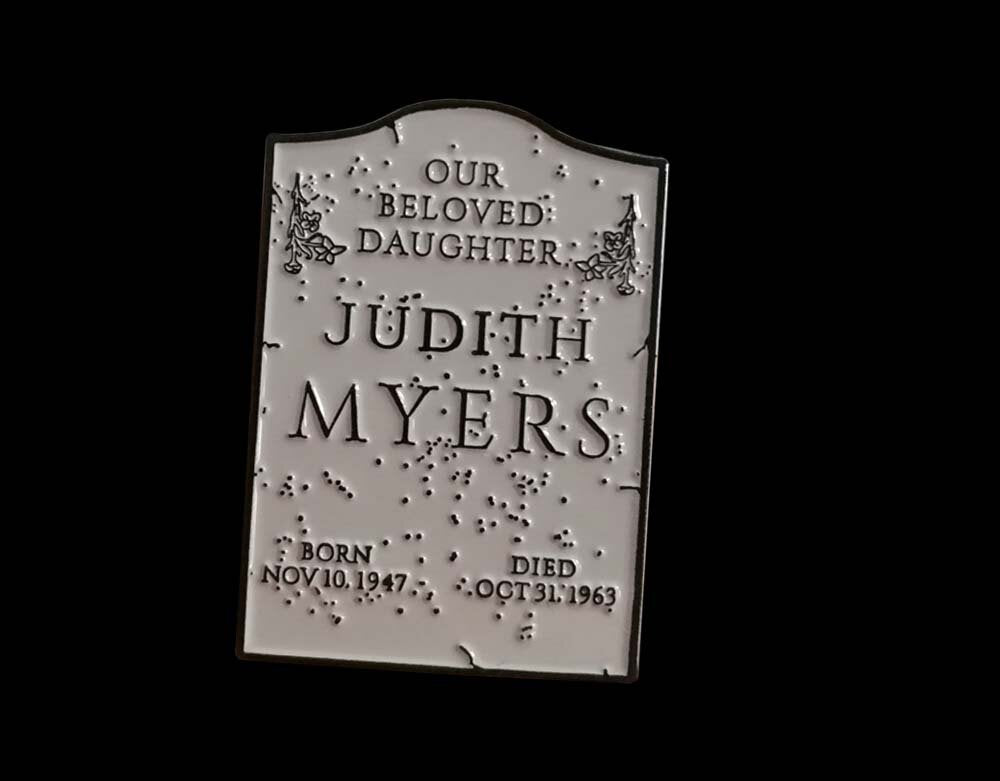 Halloween - Judith Myers Tombstone - Enamel Pin