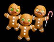 PREORDER Krampus Gingerbread Men (3-Pack) - Deluxe Foam Latex Props