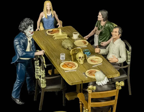 The Texas Chainsaw Massacre 1974 - 5" Action Figure Dinner Scene Playset