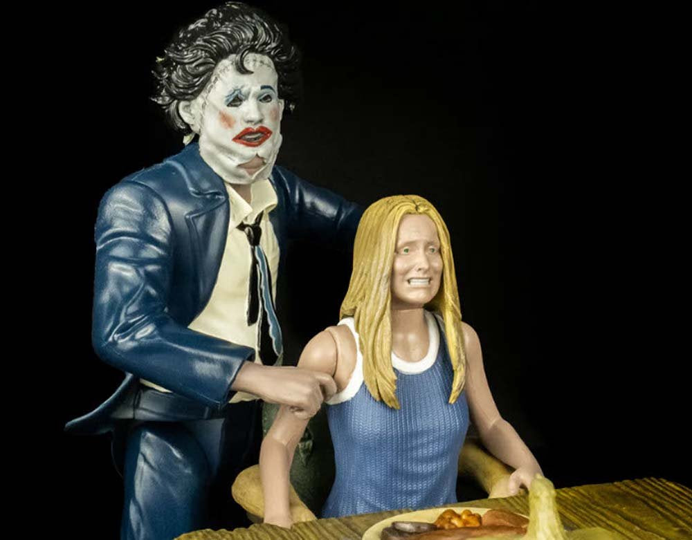 The Texas Chainsaw Massacre 1974 - 5" Action Figure Dinner Scene Playset