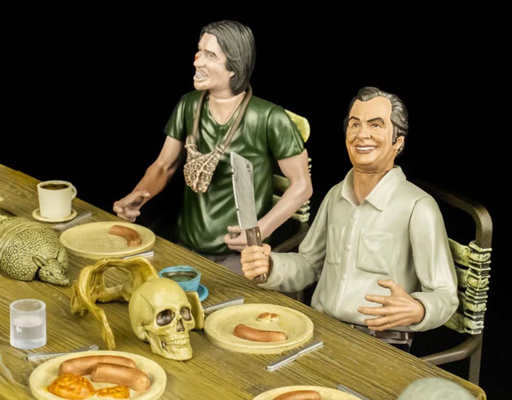 The Texas Chainsaw Massacre 1974 - 5" Action Figure Dinner Scene Playset