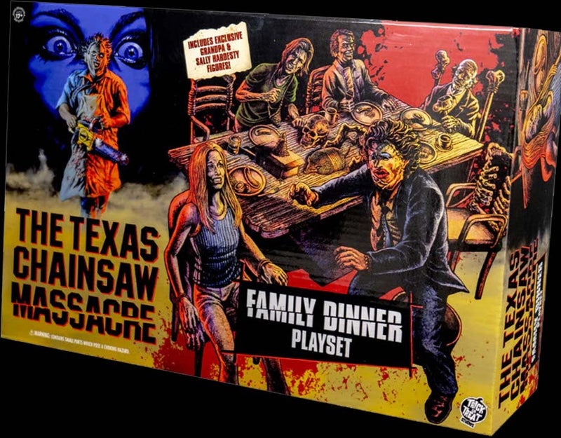 The Texas Chainsaw Massacre 1974 - 5" Action Figure Dinner Scene Playset
