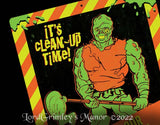 Toxic Crusaders - Don't Pollute Metal Sign