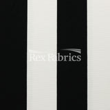 EZ Tricot Stripes Nylon Spandex Tricot Fabric - Red/White, Navy/White, Black/White Striped Print, 58/60" Width (1 Yard)