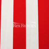 EZ Tricot Stripes Nylon Spandex Tricot Fabric - Red/White, Navy/White, Black/White Striped Print, 58/60" Width (1 Yard)