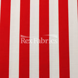 EZ Tricot Stripes Nylon Spandex Tricot Fabric - Red/White, Navy/White, Black/White Striped Print, 58/60" Width (1 Yard)