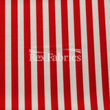 EZ Tricot Stripes Nylon Spandex Tricot Fabric - Red/White, Navy/White, Black/White Striped Print, 58/60" Width (1 Yard)