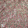 Trifecta Stretch Spandex Sequin Fabric - Ivory/Gold/Blue Opal, 50" Width (1 Yard)