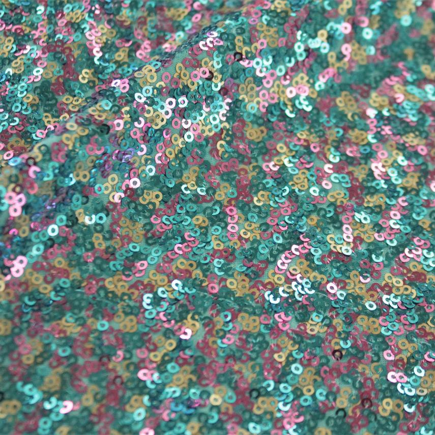 Stretch Spandex Sequin Fabric