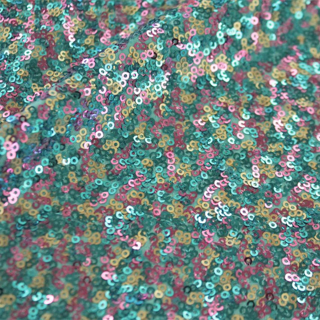 Stretch Spandex Sequin Fabric